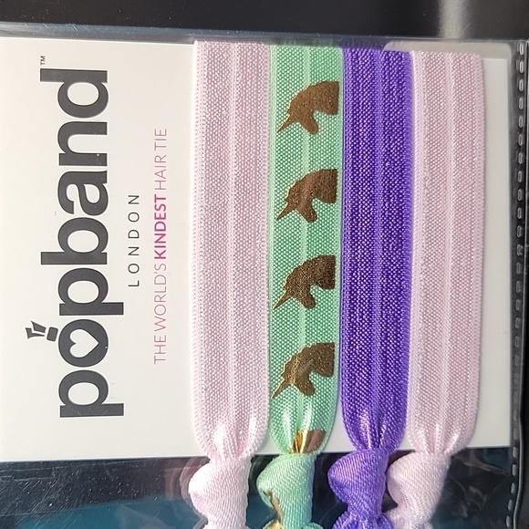 NWT!! PopBand London The World's Kindest Hair Tie 4pack - Picture 3 of 5